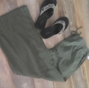 Wide Leg Linen Pants